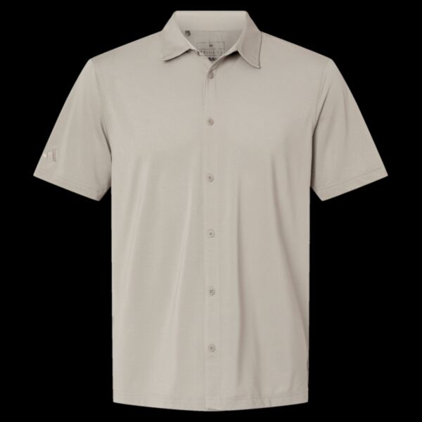 Men's Full Button Down Short Sleeve Shirt Thumbnail