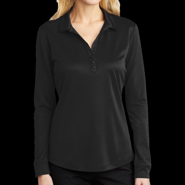 Ladies Silk Touch  Performance Long Sleeve Polo Thumbnail