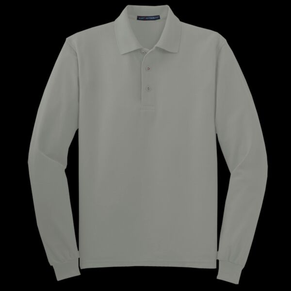 Tall Silk Touch Long Sleeve Polo Thumbnail