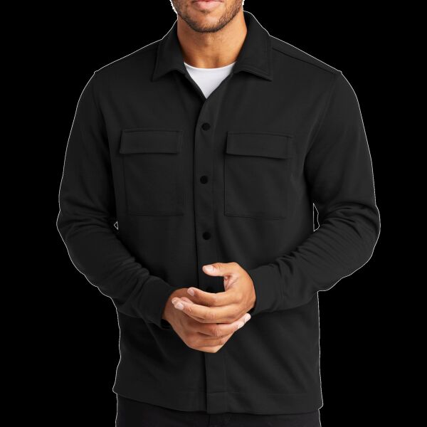 Double Knit Snap Front Jacket Thumbnail