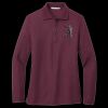 Ladies Silk Touch Long Sleeve Polo Thumbnail