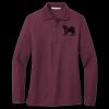 Ladies Silk Touch Long Sleeve Polo Thumbnail