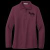 Ladies Silk Touch Long Sleeve Polo Thumbnail