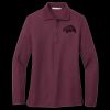 Ladies Silk Touch Long Sleeve Polo Thumbnail