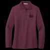 Ladies Silk Touch Long Sleeve Polo Thumbnail