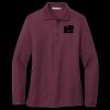 Ladies Silk Touch Long Sleeve Polo Thumbnail