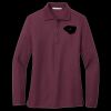 Ladies Silk Touch Long Sleeve Polo Thumbnail