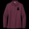 Ladies Silk Touch Long Sleeve Polo Thumbnail