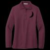 Ladies Silk Touch Long Sleeve Polo Thumbnail