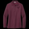 Ladies Silk Touch Long Sleeve Polo Thumbnail