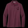 Ladies Silk Touch Long Sleeve Polo Thumbnail