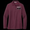 Ladies Silk Touch Long Sleeve Polo Thumbnail