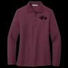 Ladies Silk Touch Long Sleeve Polo Thumbnail