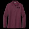 Ladies Silk Touch Long Sleeve Polo Thumbnail