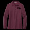 Ladies Silk Touch Long Sleeve Polo Thumbnail