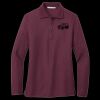 Ladies Silk Touch Long Sleeve Polo Thumbnail