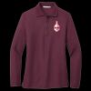 Ladies Silk Touch Long Sleeve Polo Thumbnail