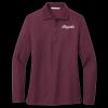 Ladies Silk Touch Long Sleeve Polo Thumbnail