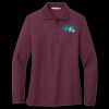 Ladies Silk Touch Long Sleeve Polo Thumbnail