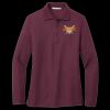 Ladies Silk Touch Long Sleeve Polo Thumbnail
