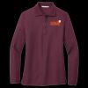 Ladies Silk Touch Long Sleeve Polo Thumbnail